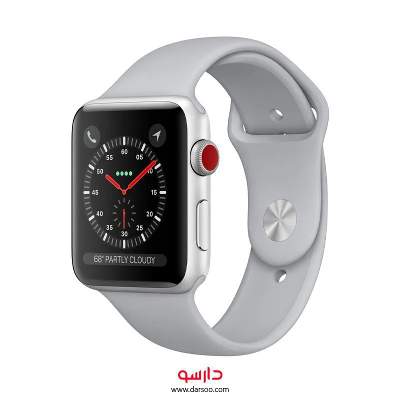 خرید ساعت هوشمند اپل Apple Watch Series 3 بدنه آلومینیوم سایز 38 با16گیگ حافظه داخلی و رم 768 مگابایت